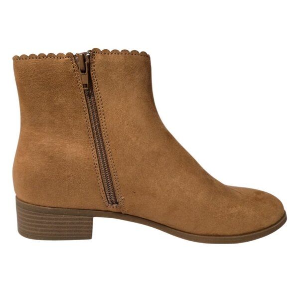 Charter Club Women Daxi Microsuede Camel Micro Ankle Boots (Size: 9 Medium) NiB - Picture 10 of 16